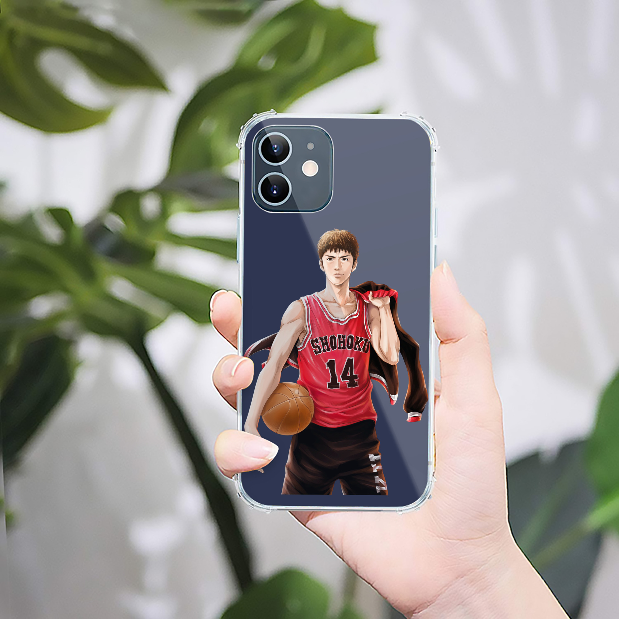 （画像用） SLAM DUNK／スラムダンク 【iPhone 12シリーズ対応】透明スマホケース（クリアソフトケース）